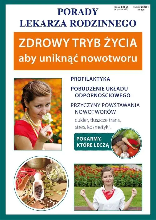 Książka - Zdrowy tryb życia aby uniknąć nowotworu