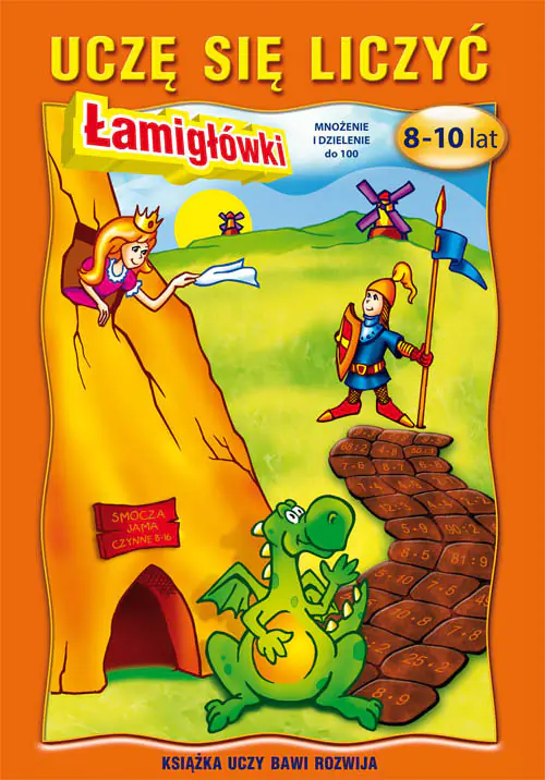 Książka - Uczę się liczyć. Łamigłówki 8-10 lat