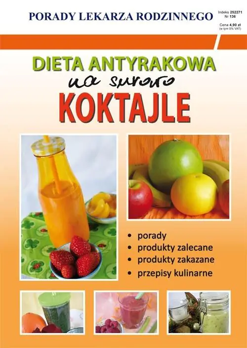 Książka - Dieta antyrakowa. Na surowo. Koktajle