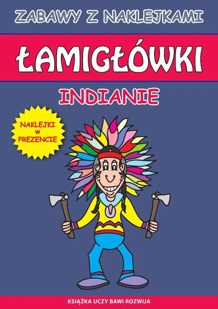Książka - Łamigłówki. Indianie