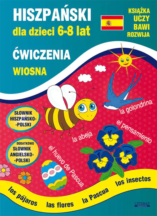 Książka - Wiosna. Hiszpański dla dzieci 6-8 lat. Ćwiczenia