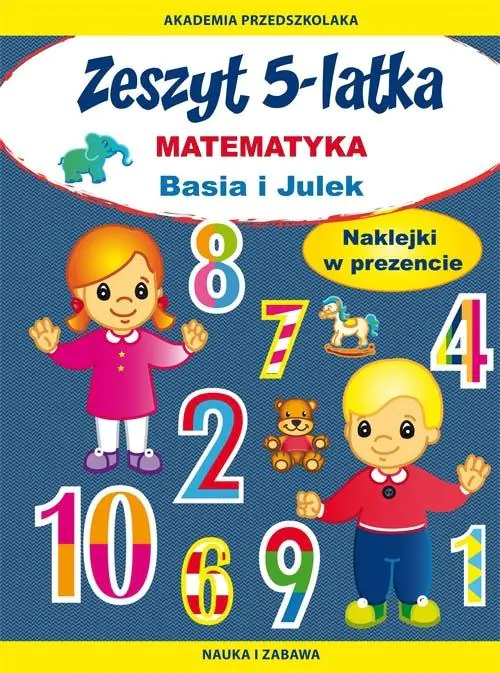 Książka - Zeszyt 5-latka. Matematyka. Basia i Julek