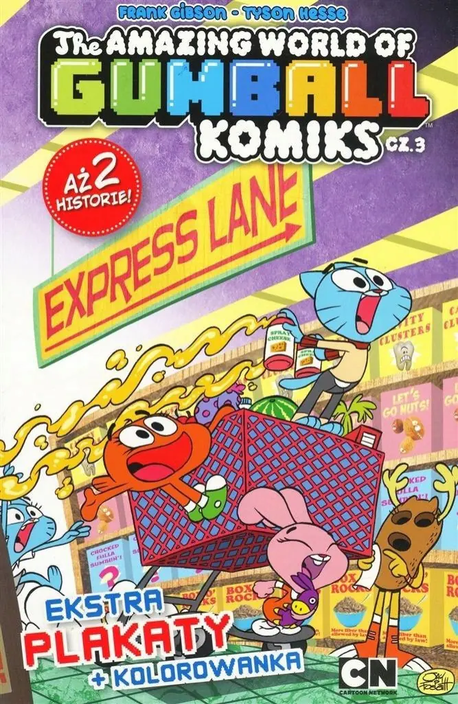 Książka - The Amazing World of Gumball Komiks. Tom 3