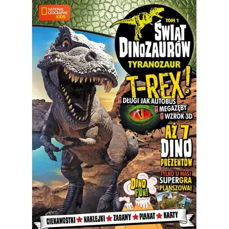 Książka - Świat Dinozaurów cz. 1 Tyranozaur