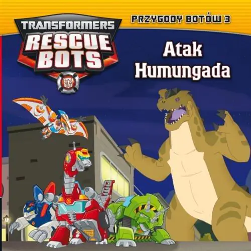 Książka - Atak humungada transformers rescue bots przygody botów Tom 3