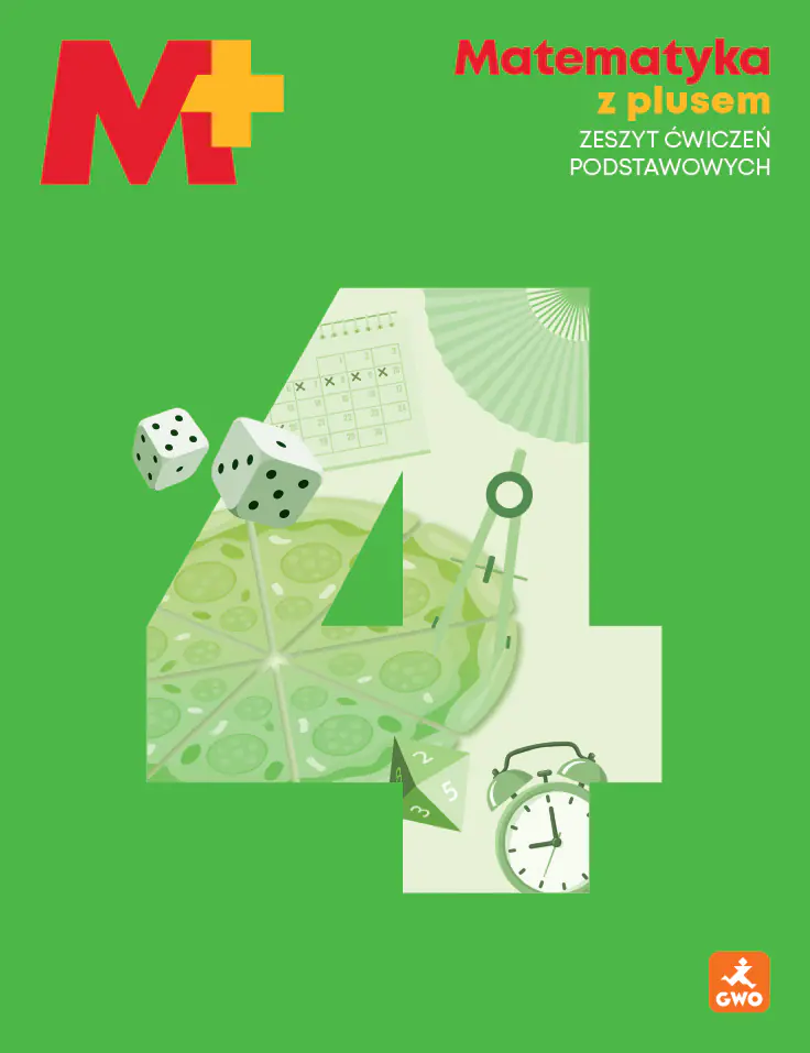 Książka - Matematyka z plusem 4. Zeszyt ćwiczeń podstawowych dla szkoły podstawowej. Edycja 2026