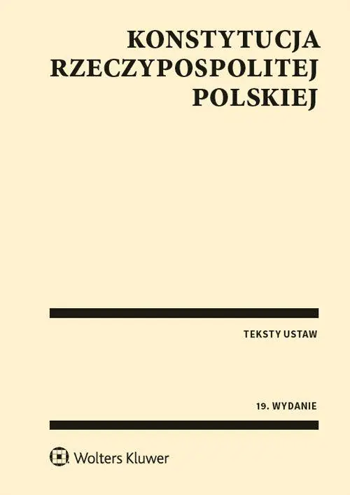 Książka - Konstytucja Rzeczypospolitej Polskiej w.19