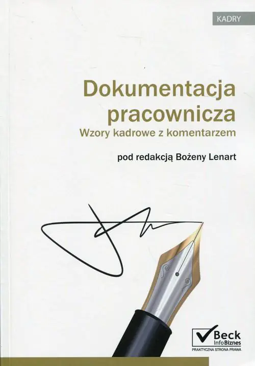 Książka - Dokumentacja pracownicza. Wzory kadrowe z ...