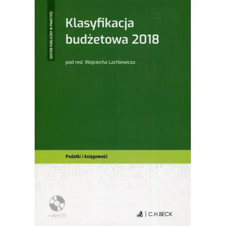 Książka - Klasyfikacja budżetowa 2018 + CD