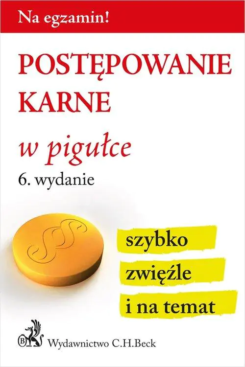 Książka - Postępowanie karne w pigułce
