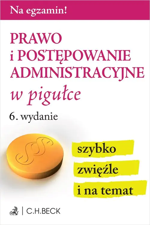 Książka - Prawo i postępowanie administracyjne w pigułce