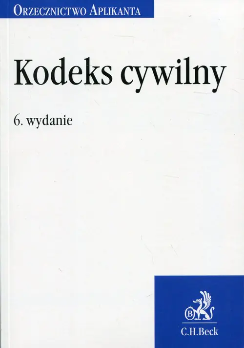 Książka - Kodeks cywilny Orzecznictwo Aplikanta