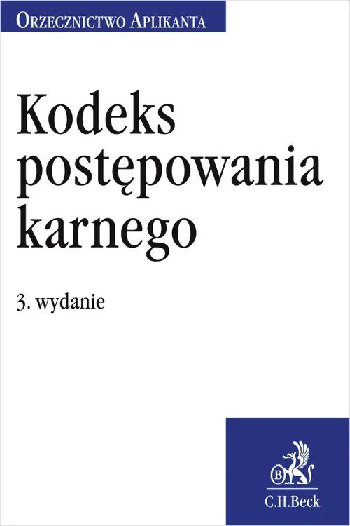 Książka - Kodeks postępowania karnego Orzecznictwo Aplikanta