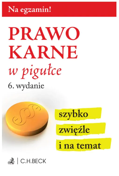 Książka - Prawo karne w pigułce