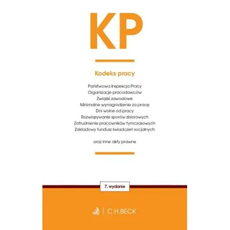 Książka - Kodeks pracy oraz ustawy towarzyszące twoje prawo