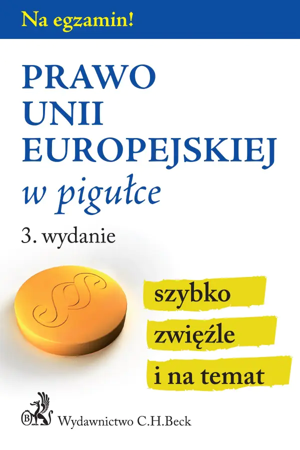 Książka - Prawo Unii Europejskiej w pigułce
