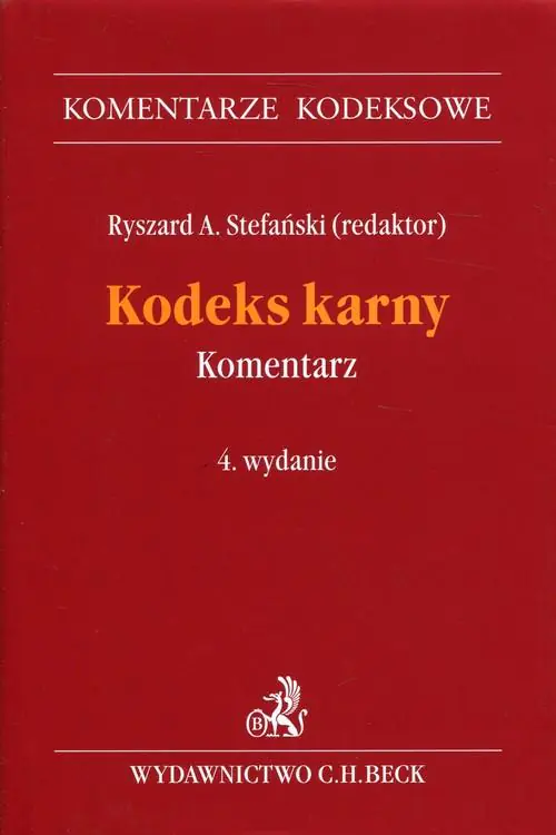 Książka - Kodeks karny Komentarz