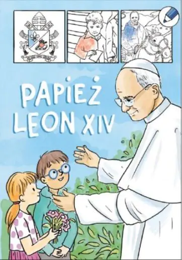 Książka - Papież Leon XIV - kolorowanka
