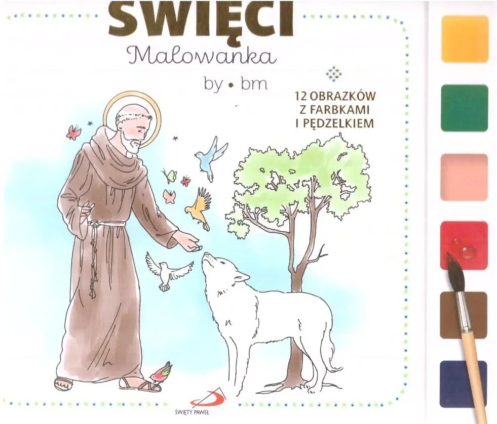 Książka - Święci malowanka
