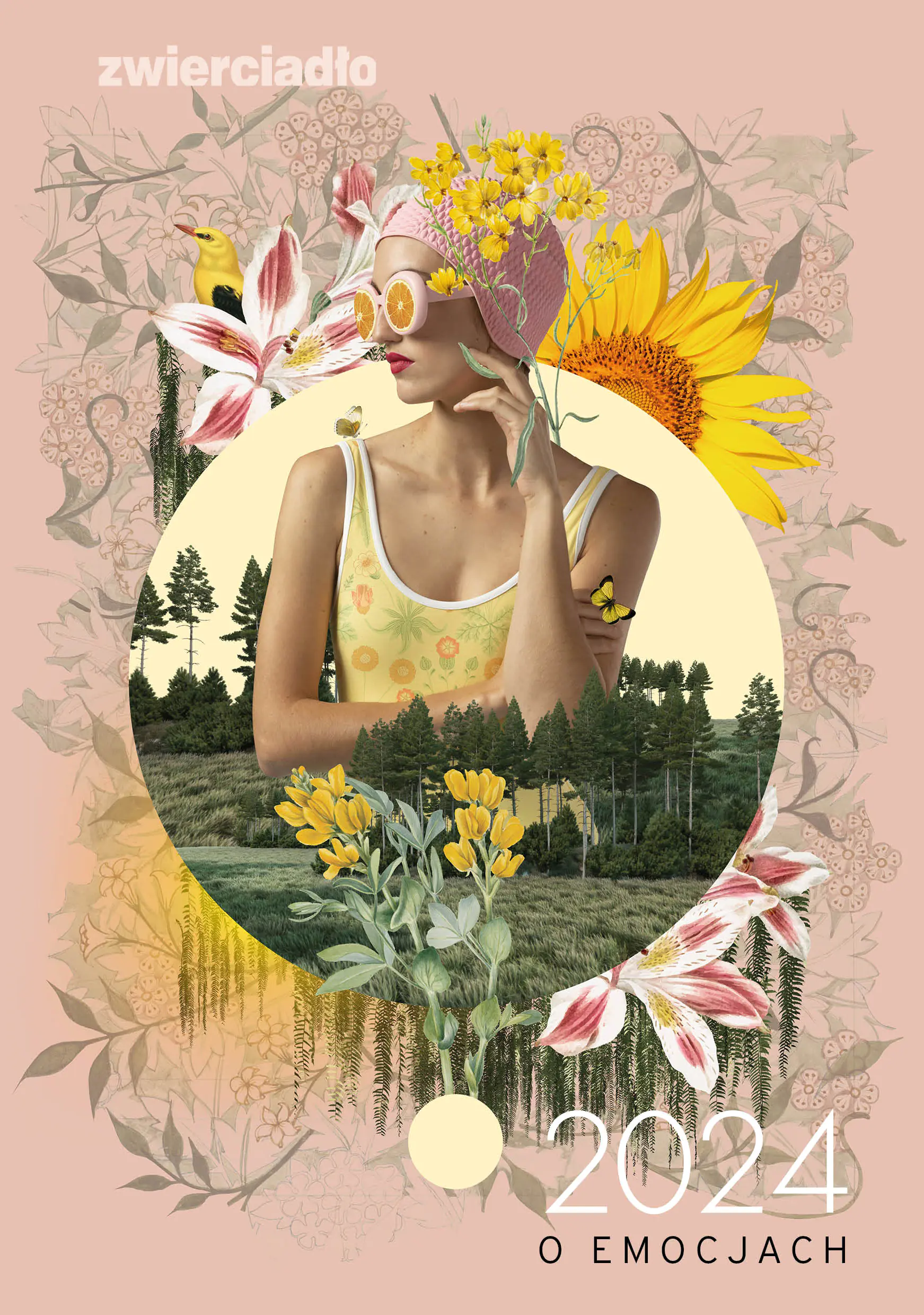 Książka - Kalendarz książkowy 2024 Wydawnictwo Zwierciadło O emocjach (wersja jaśniejsza)