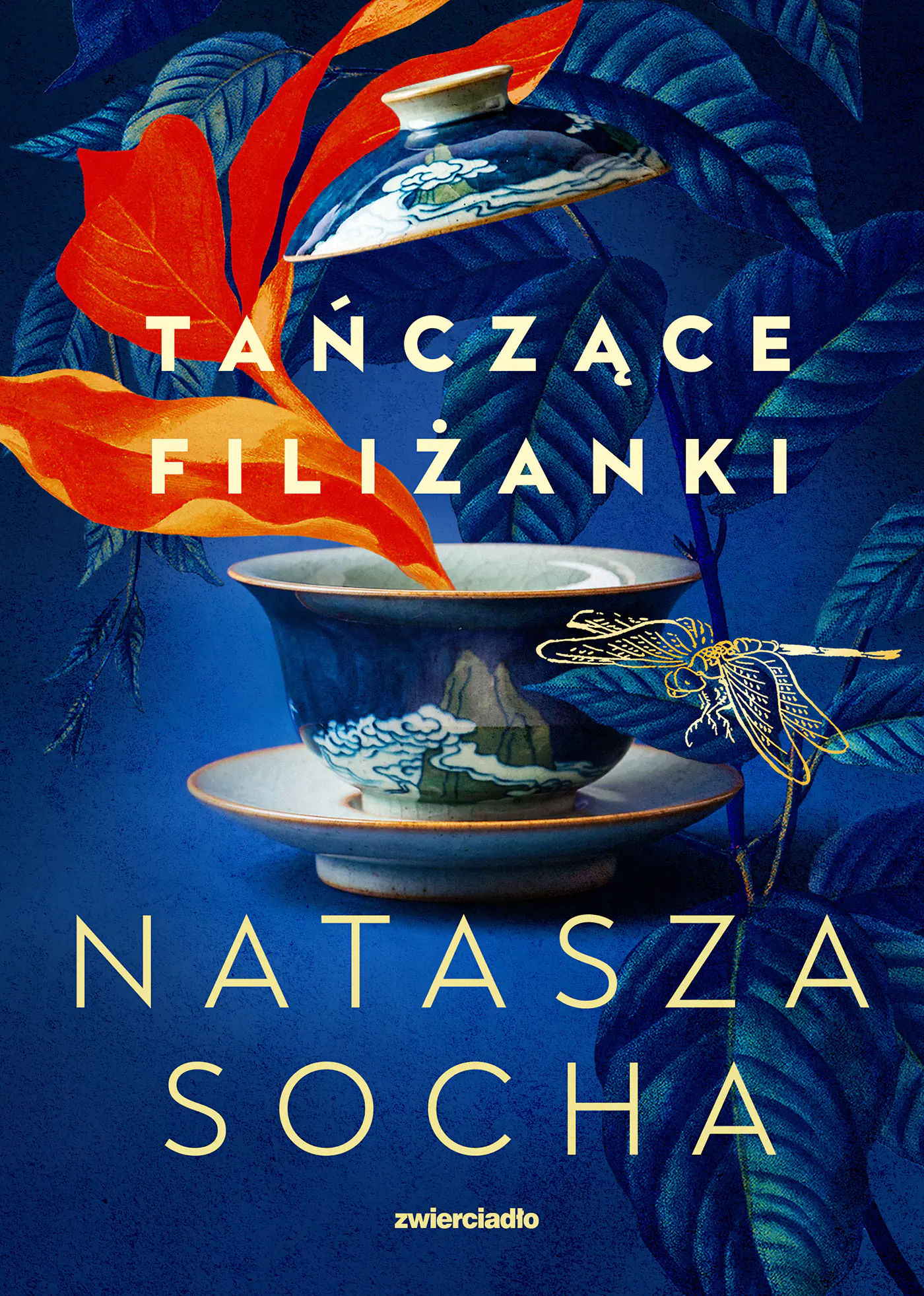 Książka - Tańczące filiżanki (barwione brzegi)