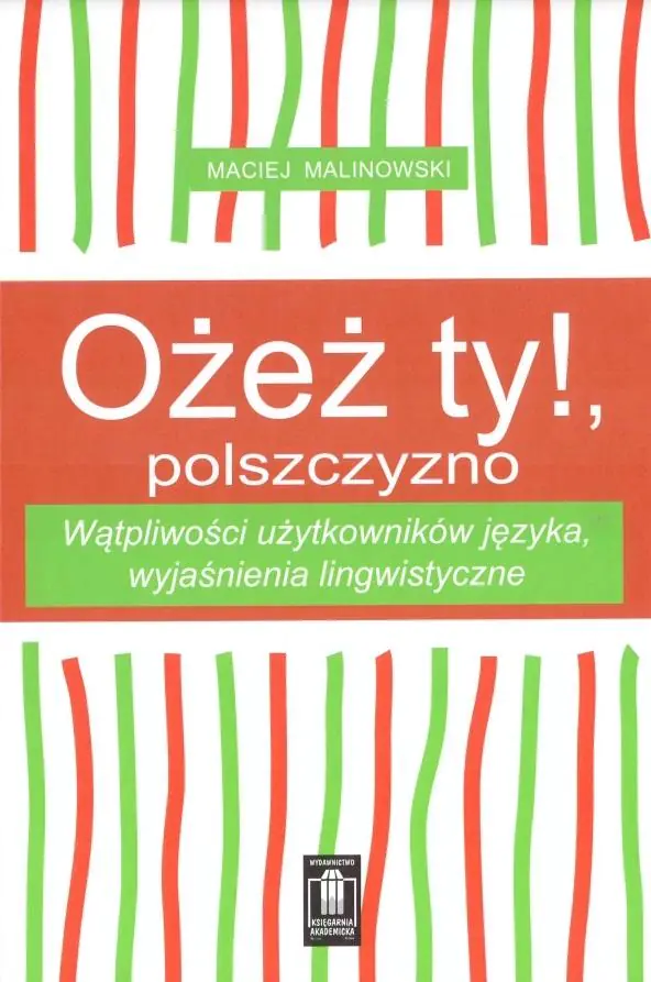 Książka - Ożesz ty!, polszczyzno