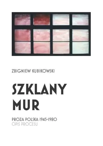 Książka - Szklany mur. Proza polska 1945 - 1980