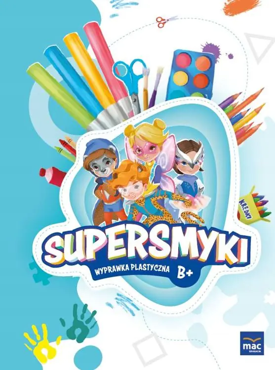 Książka - Supersmyki. Poziom B+. Wyprawka plastyczna