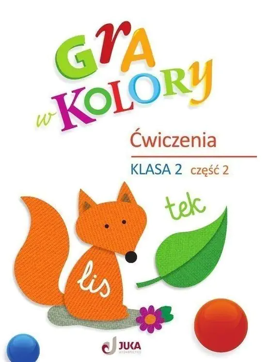 Książka - Gra w kolory. Zeszyt ćwiczeń. Klasa 2. Część 2