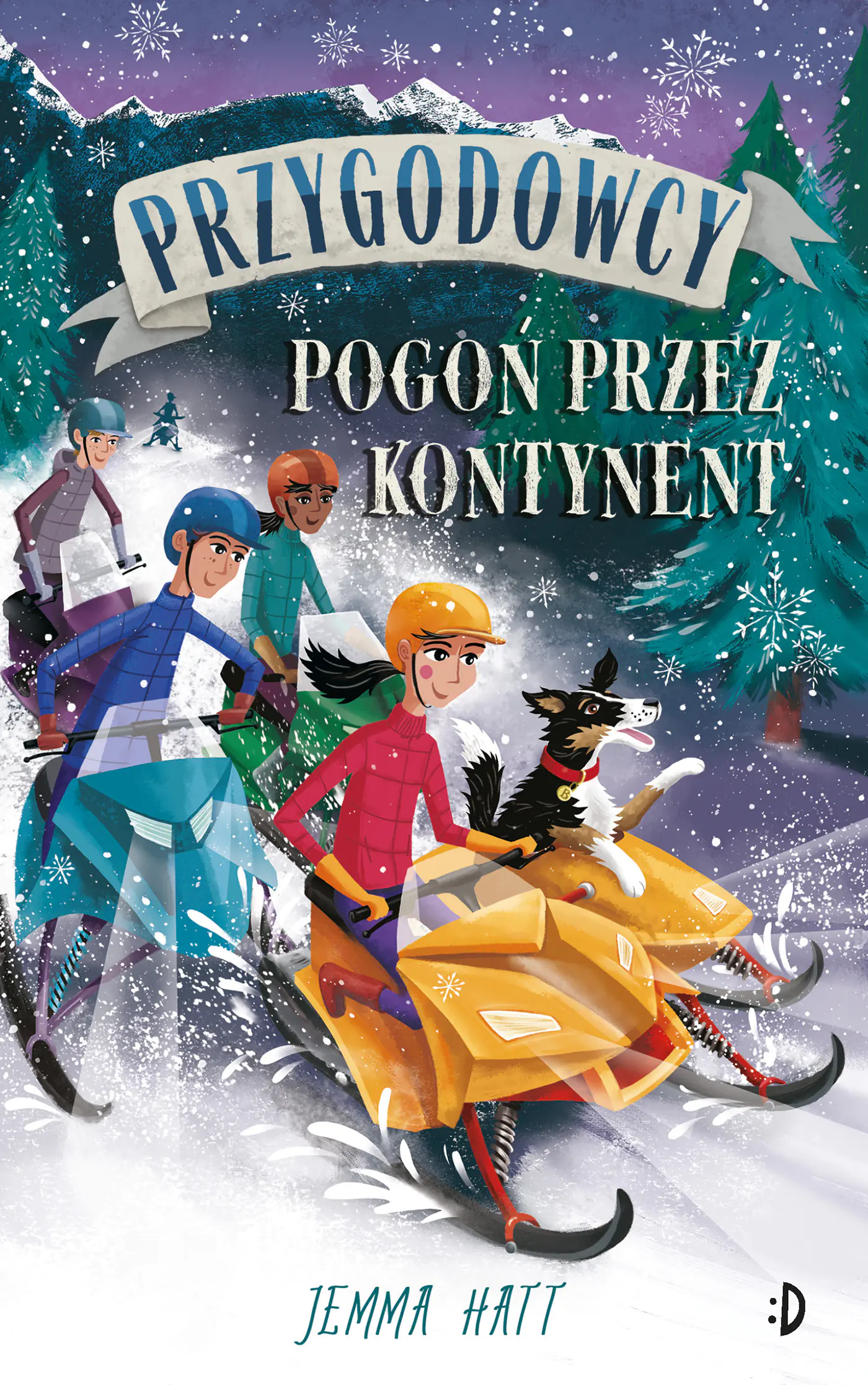 Książka - Pogoń przez kontynent. Przygodowcy. Tom 4
