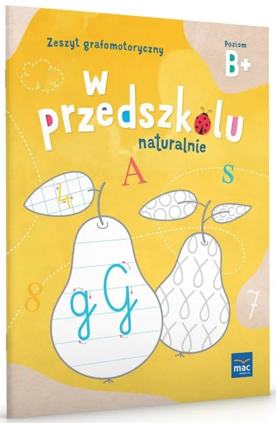 Książka - W Przedszkolu Naturalnie. Poziom B+. Zeszyt grafomotoryczny