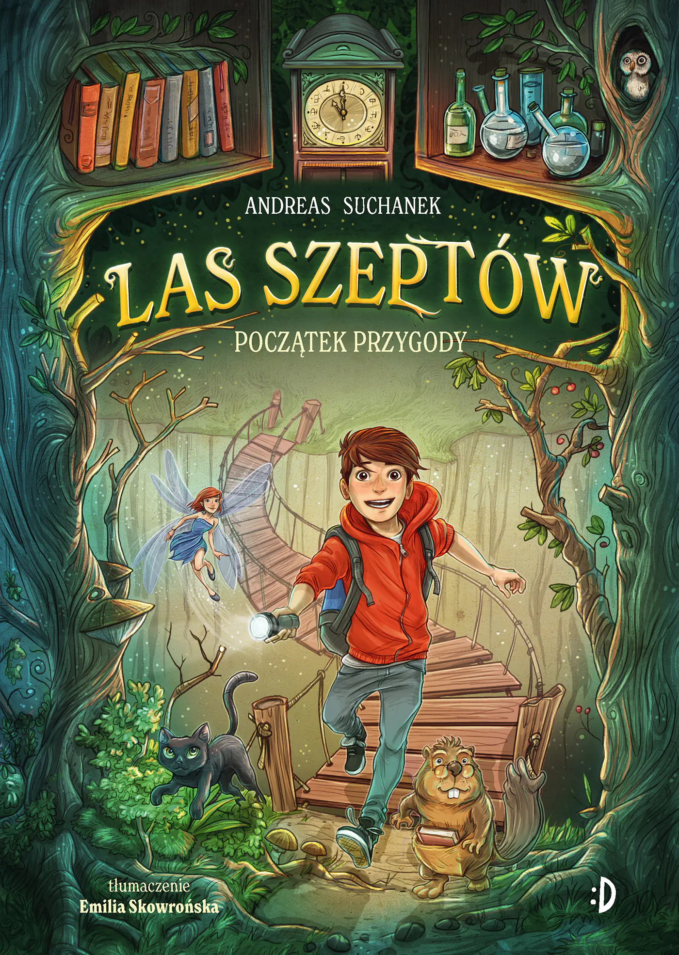 Książka - Początek przygody. Las Szeptów. Tom 1