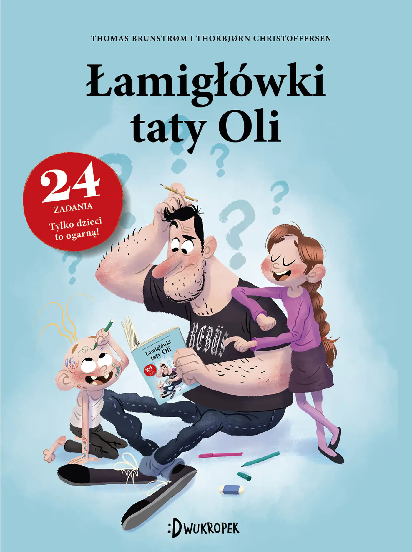 Książka - Łamigłówki taty Oli. Tata Oli