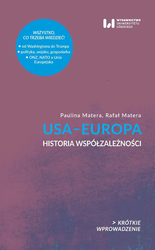 Książka - USA - Europa. Historia współzależności