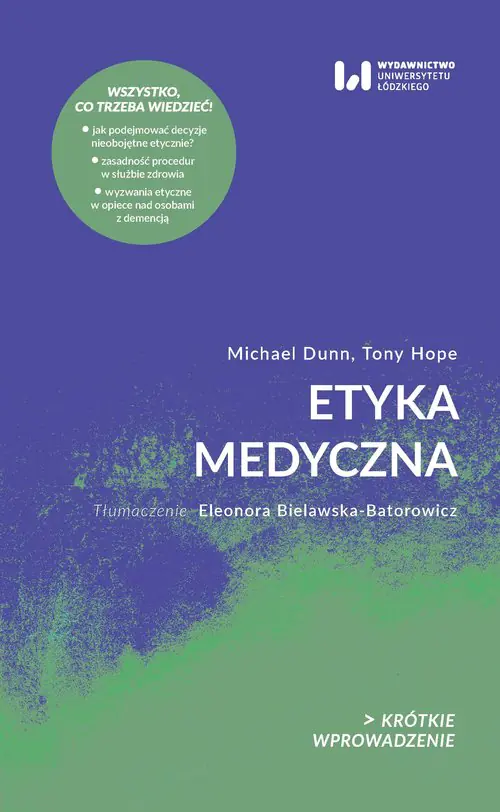 Książka - Etyka medyczna