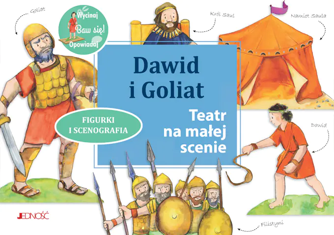 Książka - Dawid i Goliat. Teatr na małej scenie. Figurki i scenografia
