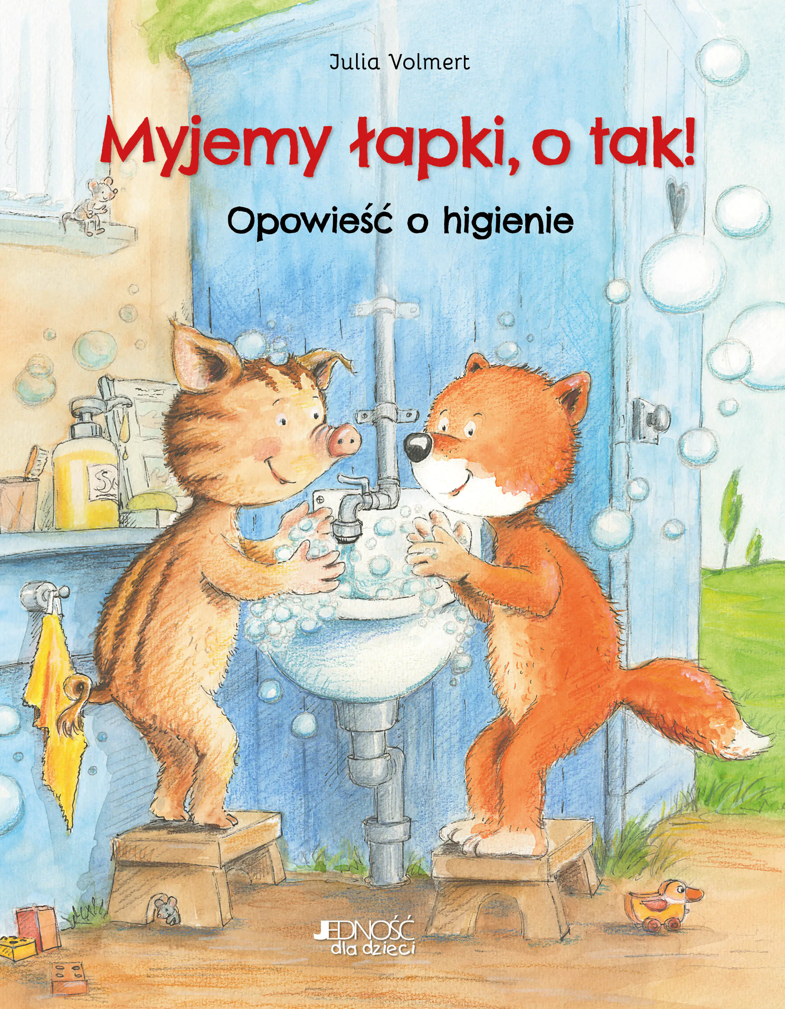 Książka - Myjemy łapki, o tak! Opowieść o higienie