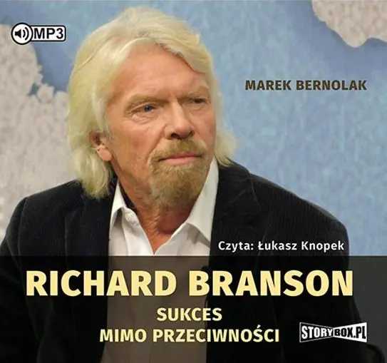 Książka - Richard Branson. Sukces mimo przeciwności