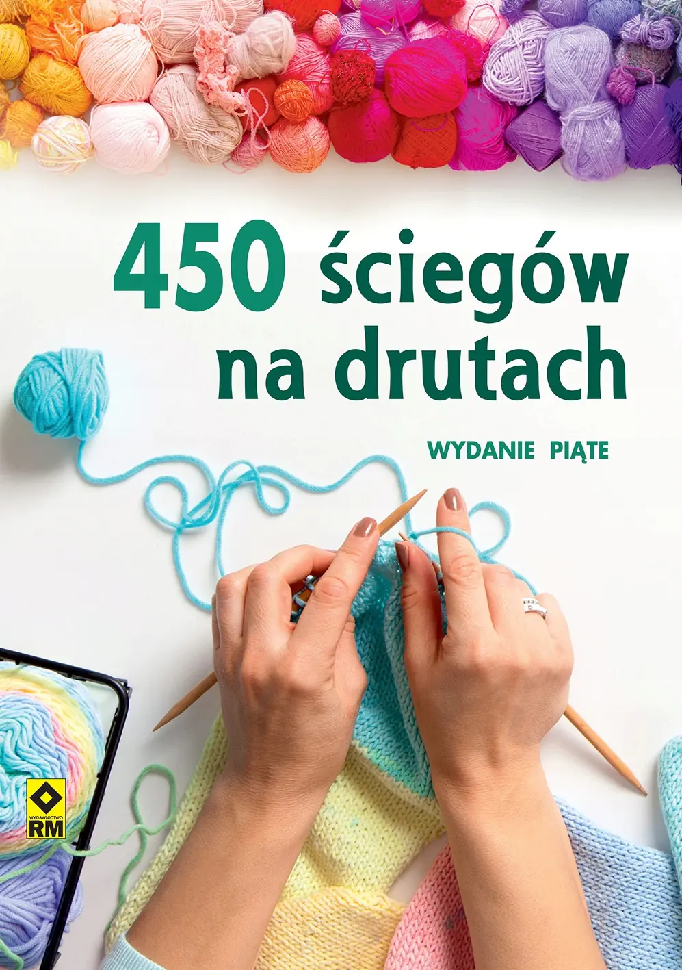 Książka - 450 ściegów na drutach