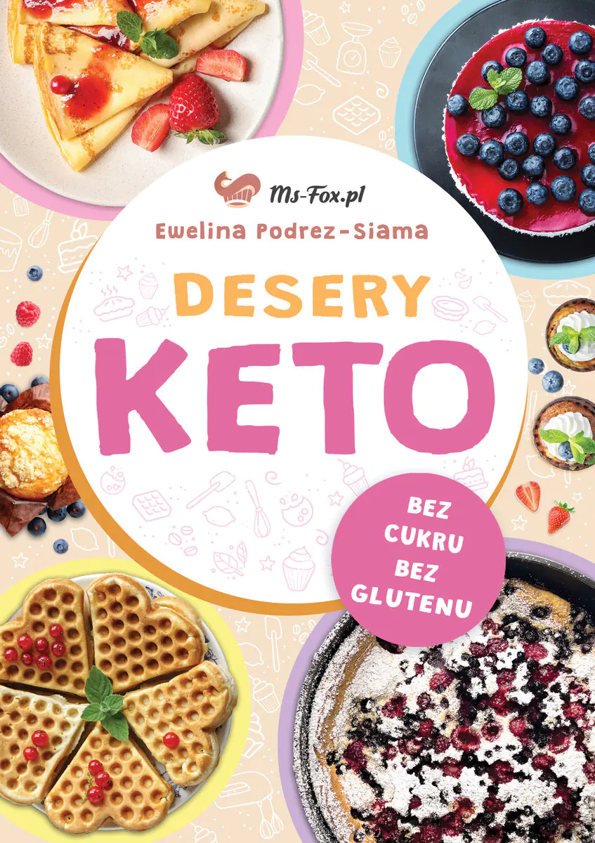 Książka - Desery KETO Bez cukru bez glutenu