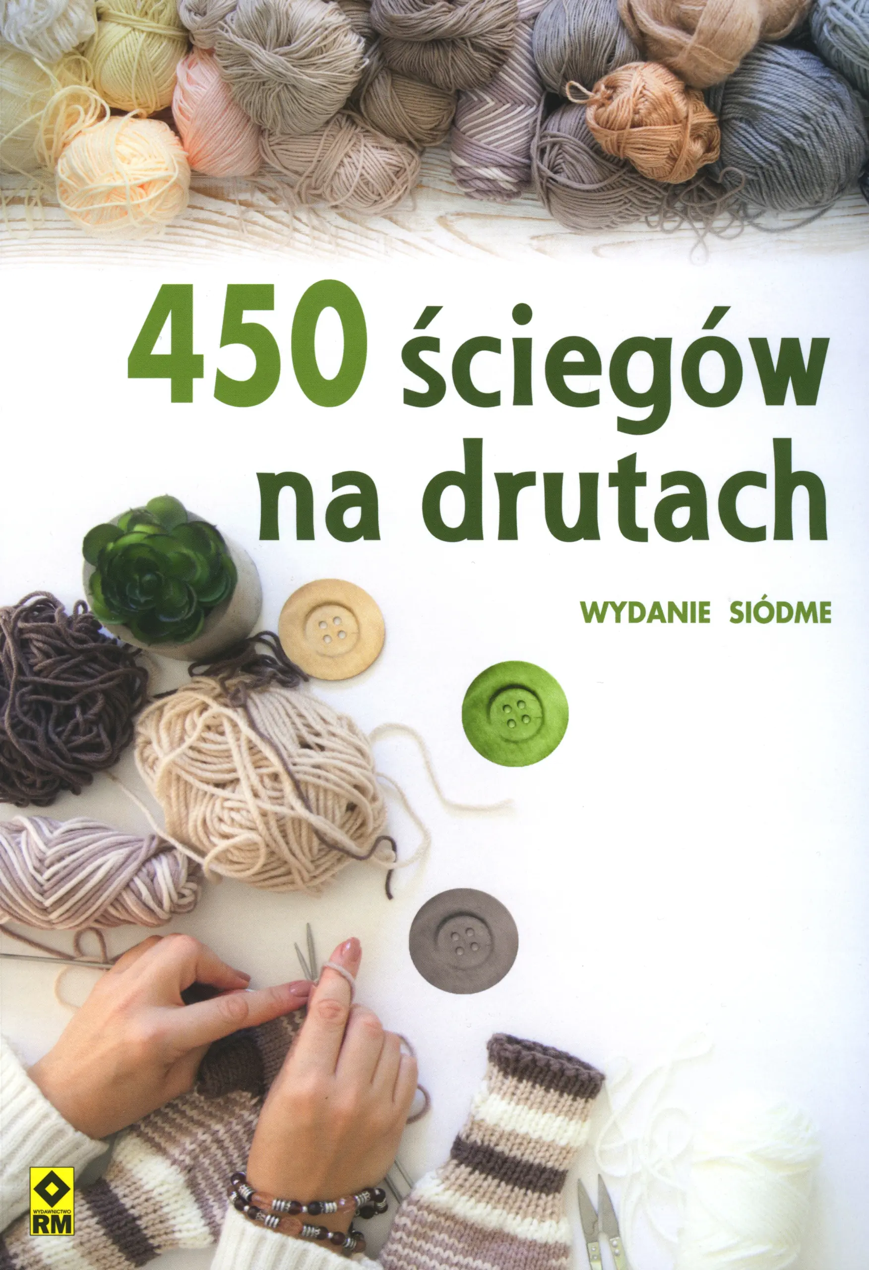 Książka - 450 ściegów na drutach