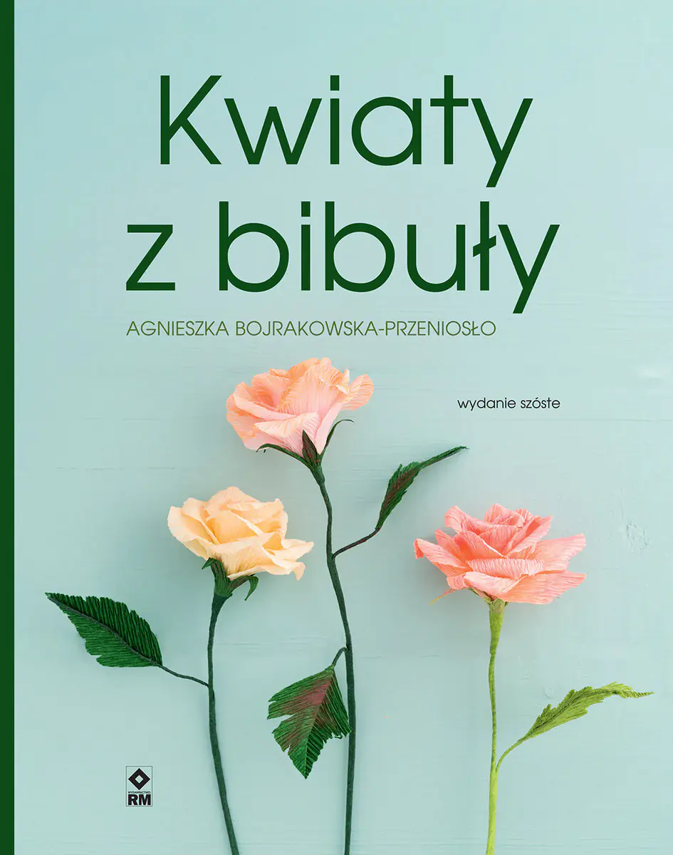 Książka - Kwiaty z bibuły