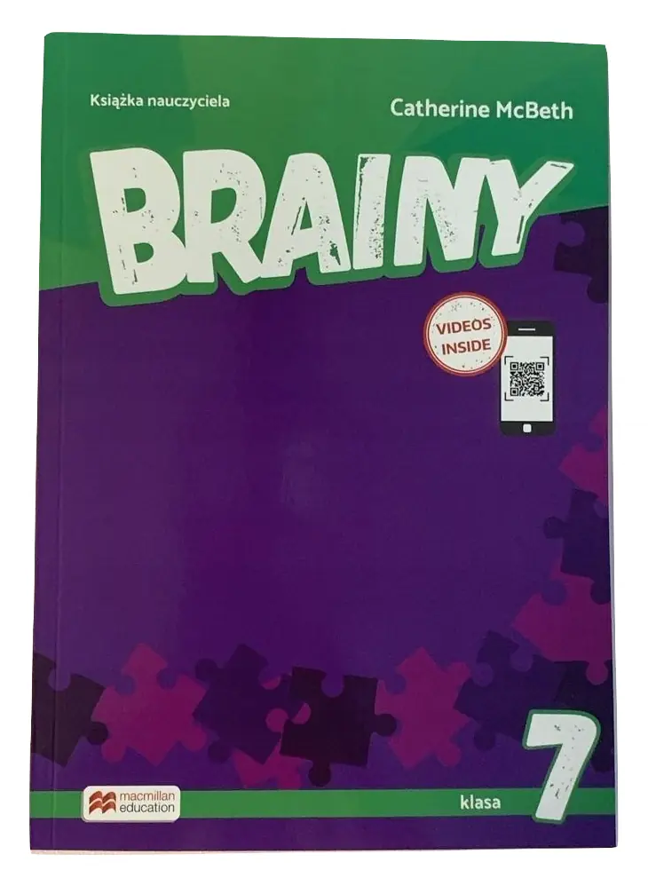 Książka - Brainy. Klasa 7. Książka nauczyciela. Język angielski. Szkoła podstawowa