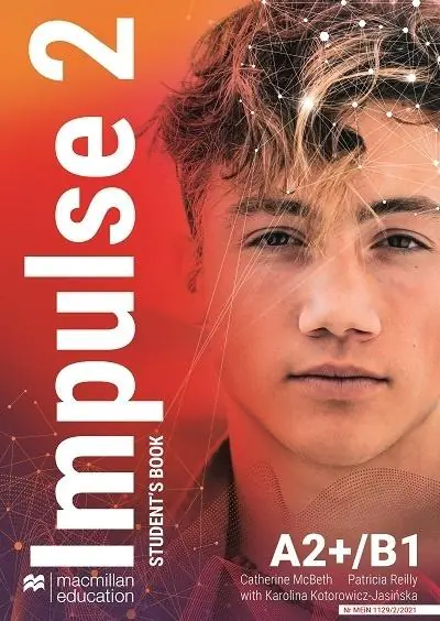 Książka - Impulse 2. A2+/B1. Student's Book + książka cyfrowa kod wklejony