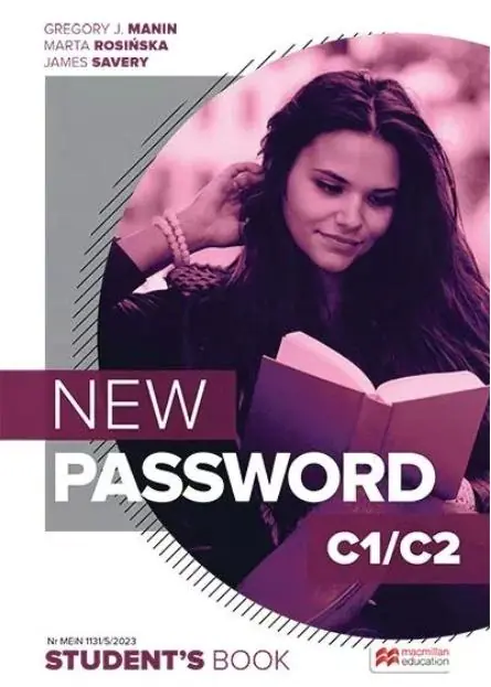 Książka - New Password C1/C2. Student's Book + książka cyfrowa. Kod wklejony
