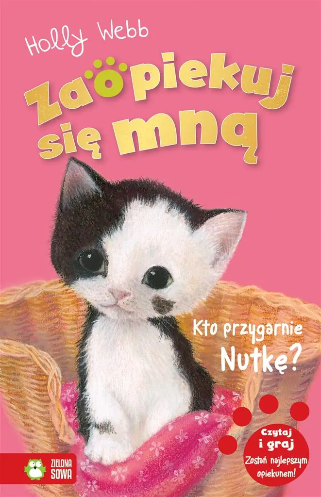 Książka - Kto przygarnie Nutkę? Zaopiekuj się mną