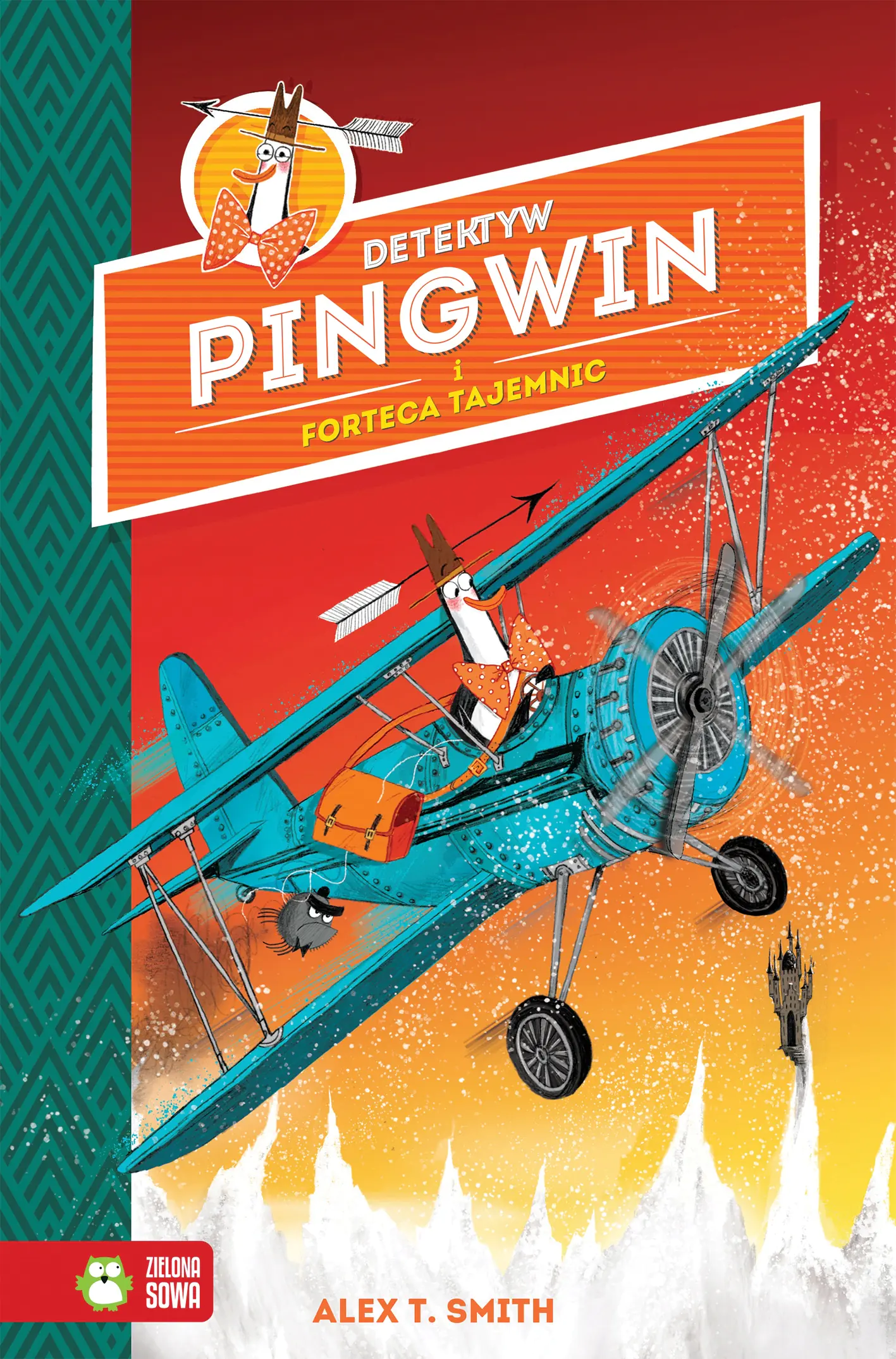 Książka - Detektyw Pingwin i Forteca Tajemnic. Przygody Detektywa Pingwina. Tom 2