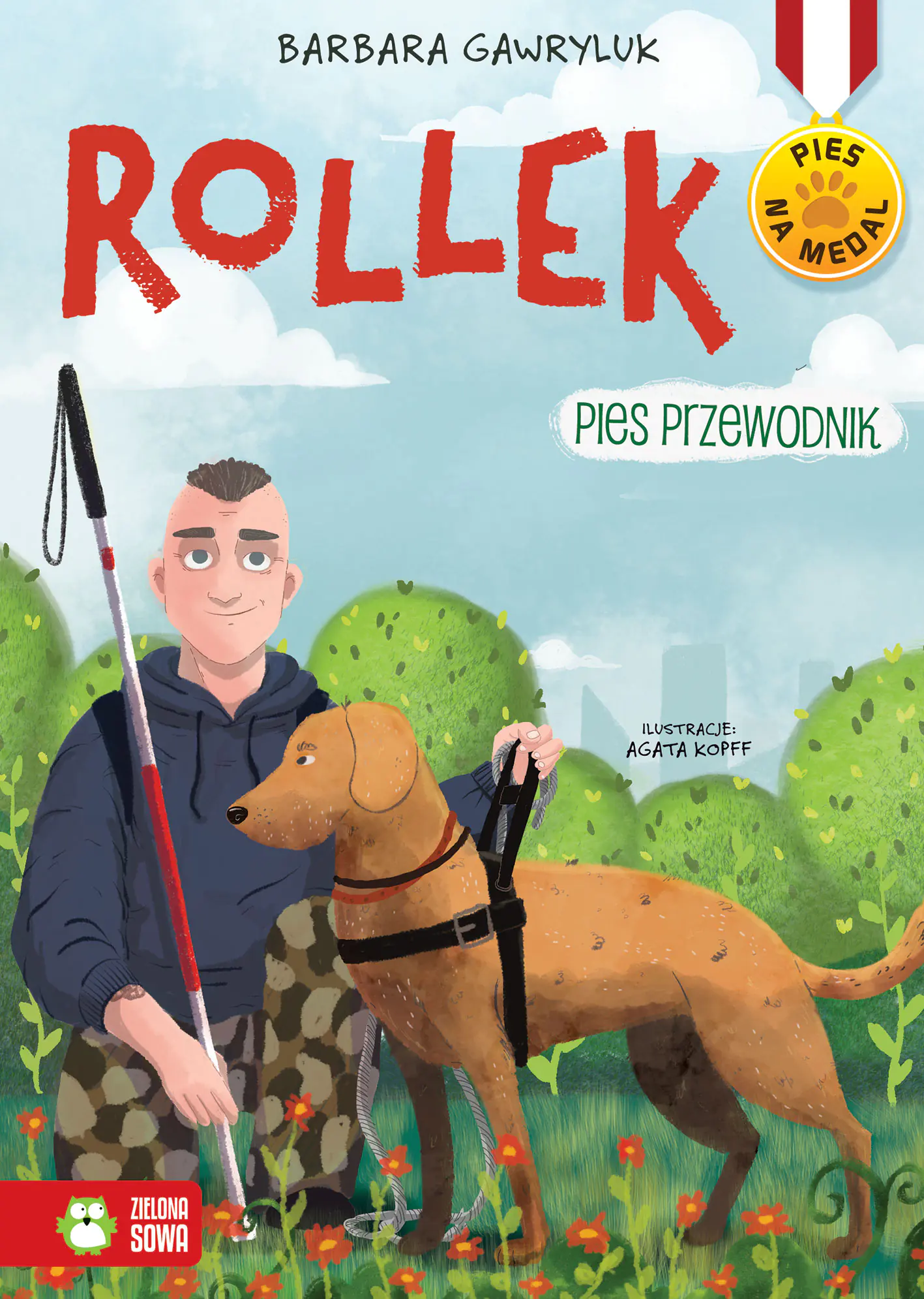 Książka - Rollek. Pies przewodnik. Pies na medal