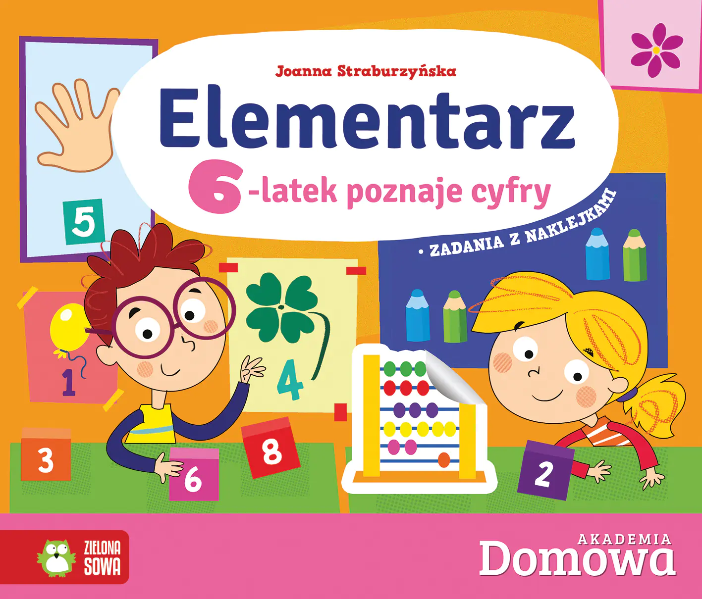 Książka - Elementarz. 6-latek poznaje cyfry. Domowa akademia