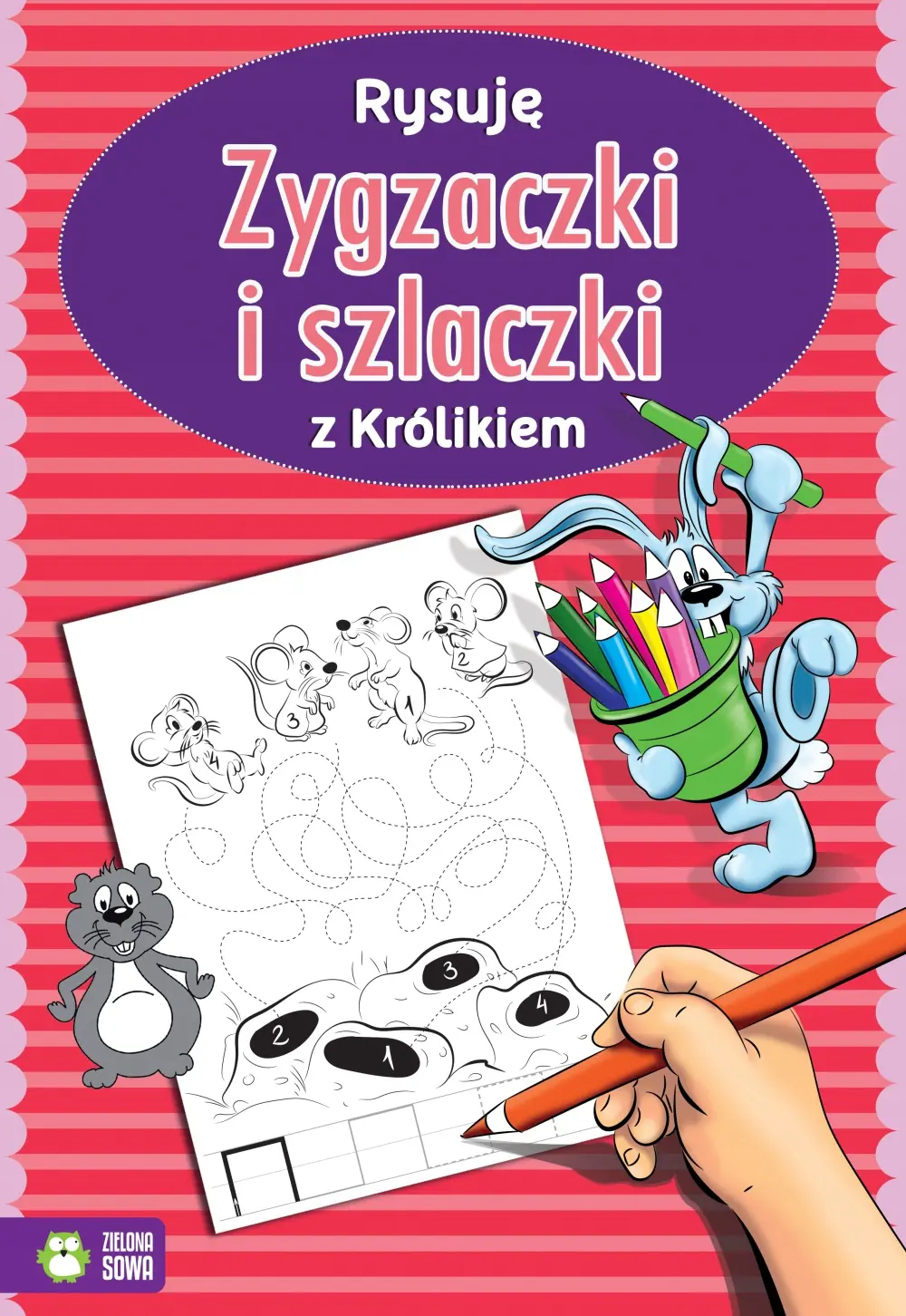 Książka - Rysyję zydzaczki i szlaczki z królikiem/B